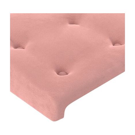 Sommier style Snowco (avec matelas et lampe LED), rose, 80 × 200 cm, éclairage led d’ambiance, pour chambre, confort quotidien, assemblage rapide (1/5)