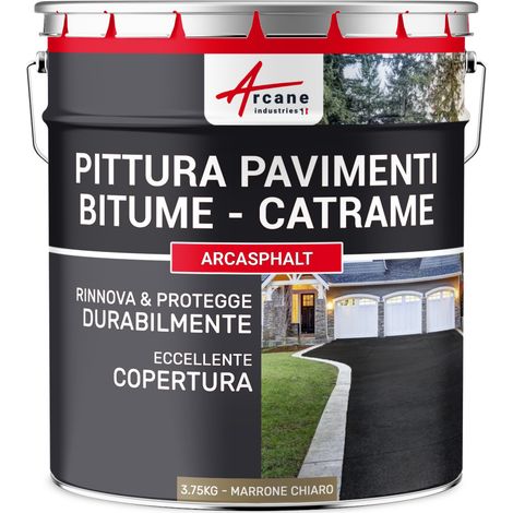 Vernice per asfalto - ARCASPHALT - 3,75 kg (fino a 7,5 m² in 2 strati) Marrone Chiaro - ARCANE INDUSTRIES (1/5)