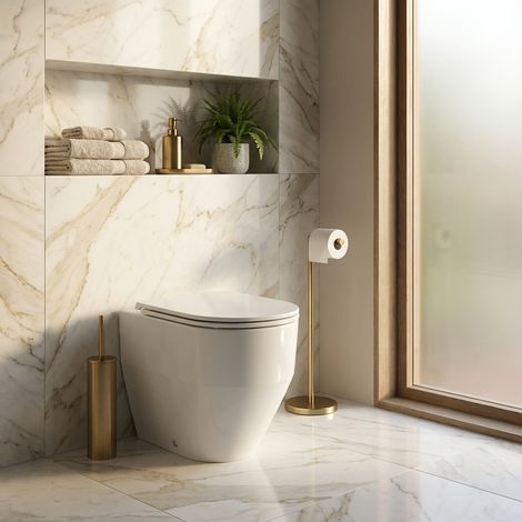 WC suspendu sans rebord en céramique blanche 36x52 cm - Lua  Laufen