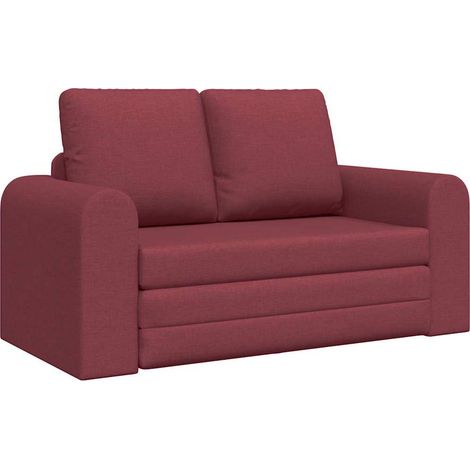 Sofa Bett Weinrot 148 x 71 x 83 cm Stoff vidaXL (1/5)