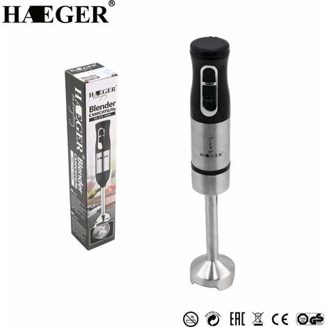 Mixeur plongeant électrique à immersion 700 W avec lames en acier inoxydable, puissant et portable, facile à contrôler, parfait pour les smoothies, la purée d'aliments pour bébés et la soupe, (1/5)