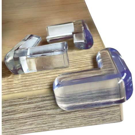 Protecteurs D'Angles - Cache-Angles En Pvc Souple Transparent - Pour Meubles Et Tables - Sécurité Bébé - Lot De 20 (1/5)