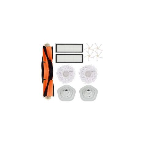 Kit Accessoires Compatible Dreame Bot W10/W10 Pro 1 Brosse Principale, 2 Filtres, 4 Brosses Latérales, 2 Serpillères et 2 Supports (1/5)