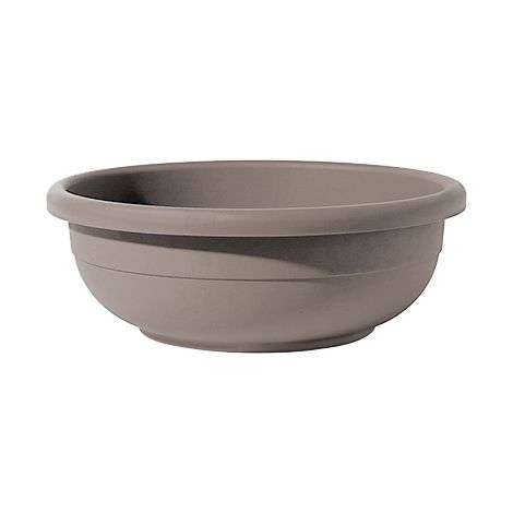 Ciotola Bali Ciocord Vaso Portavaso effetto corda 51xH25 in resina vari colori - Colore: Smoke