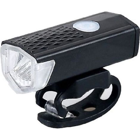 Éclairage Vélo USB Rechargeable LED Lot Avant Arrière pour VTT Route Projecteur Lampe Torche Accessoire Vélo Noir Feu Avant (1/5)