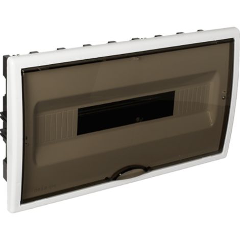 Cuadro eléctrico de empotrar 18 elementos fumé Solera Arelos 8685PF (1/2)