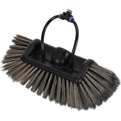 Tête de brosse nettoyage panneaux solaires alimentée en eau, rechange flux d'eau 5 côtés, accessoire pour toits, voitures et camions (1/5)