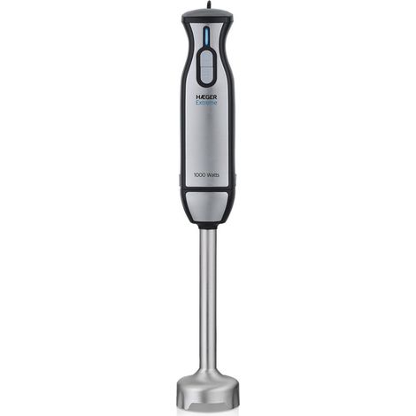 Haeger HB-10B.018A frullatore ad immersione Blender de frullatore ad immersione 1000 W Nero, Argento