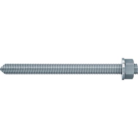 Fischer 10x tige d'ancrage RG M 12 x 380 mm galvanisé acier qualité 5.8 - 095720