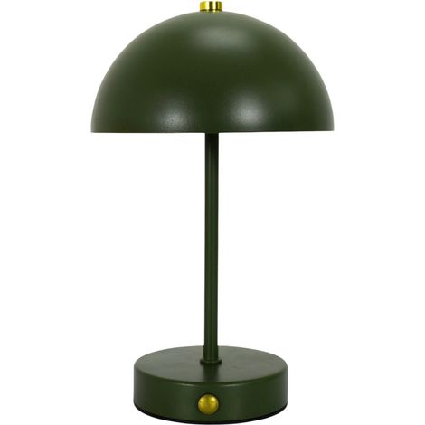 Lampe de Table Rechargeable "Lucia" 25cm Vert