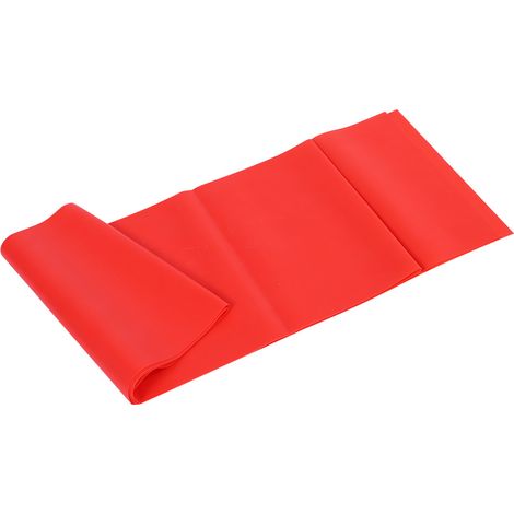 Bandes élastiques de résistance de 1,2 m pour le fitness, l'entraînement et le yoga (rouge) (1/5)