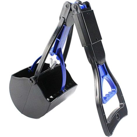 Pics de Toilette à Manche Long pour Animaux domestiques Chiens, Chien Clip de Nettoyage de Fournitures Clip Bleu Pliable