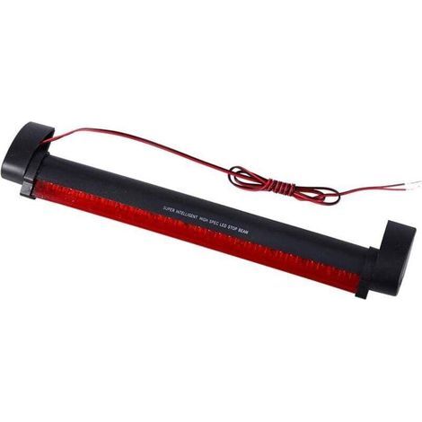 Luce freno universale a 32 LED rossi per auto, terza luce di stop, luce posteriore di segnalazione, 12V, barra luminosa a LED (1/4)