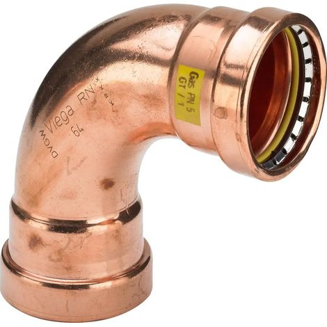 Viega Profipress G XL-Codo 90 grados, d 64,0mm Cobre Modelo 2616XL, 577919