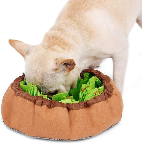 1 Tapis de fouille pour chien, jouet d'intelligence, gamelle anti-gloutonnerie, entraînement olfactif, intérieur extérieur (1/5)