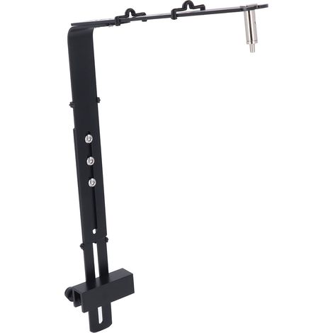 Support de lumière d'aquarium en alliage d'aluminium, Kit de support professionnel à hauteur réglable pour lampe suspendue noir (1/5)