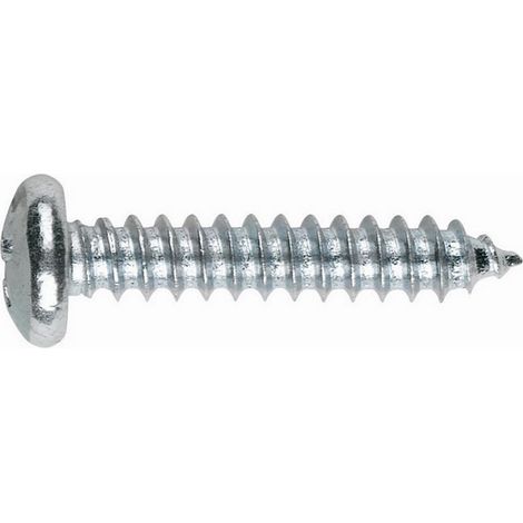 (3,9X50) TORNILLO ROSCA CHAPA CON CABEZA ALOMADA Y HUELLA PH CINCADO. HUELLA PH(100U) - INDEX