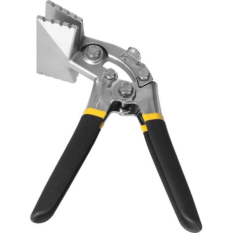Pince à sertir manuelle multifonctionnelle pour métaux, outil de cintrage droit pour plaques et conduits métalliques, pince à cintrer 80 mm (pliée) (1/5)