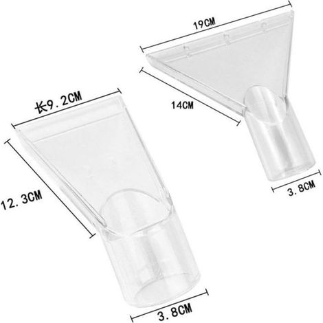 2 pièces - buse de pulvérisation, buse d'aspirateur humidificateur, buse d'aspirateur pulvérisateur pour canapé, accessoire (1/5)