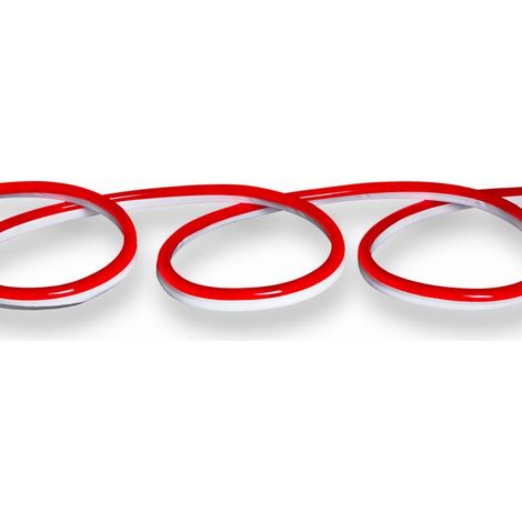 LED NEON FLEX 24V ROSSO IP65 10M (1/5)