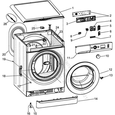 Oblò completo n. di rif. 12 originale - Lavatrice - INDESIT - 4348579