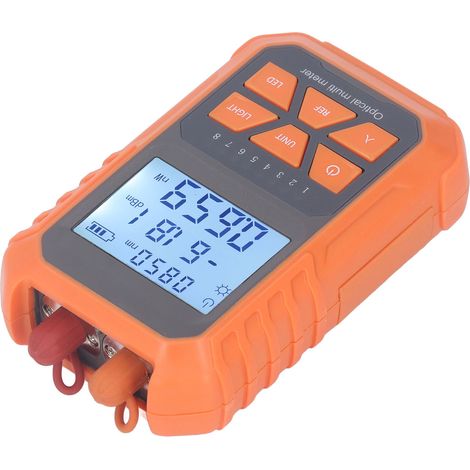 Localisateur de défaut visuel VFL 15KM, interface FC/SC/ST universelle, rechargeable, testeur de puissance optique, plage -50 à +26 dBm. (1/5)