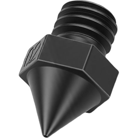 Buse d'impression 3D compatible Raise3D N Pro2 Pro3 E2 Série, pointe 0,2 mm précise, acier trempé nickelé anti-usure, pièce de rechange pour hotend (1/5)