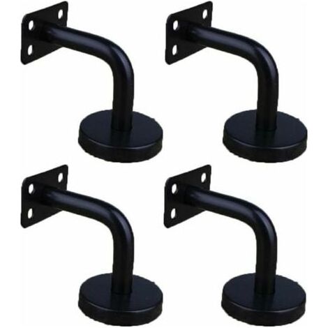 4 Pièces Acier Inoxydable Supports de Main Courante pour Fixation Murale Supports de Rail d'escalier pour Rampe Escalier Support Mural de Garde-Corps,de (1/4)