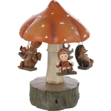 Carrousel d'Enfants "Champignon" 22cm Multicolore (1/4)