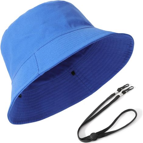 Bucket Hat Men Women XXL Reversible Cotton Bucket Hats Unisex Anti-UV Sun Hat Summer Bucket Hat Foldable for Travel Beach Gardener Hiking Camping (1/5)