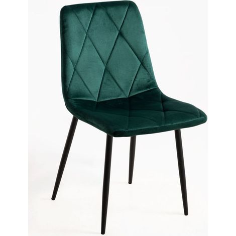 Sillas Comedor - Silla Lyke Terciopelo - Verde
