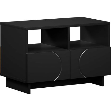 TV Stand 60 x 34.5 x 40 cm Black Engineered Wood vidaXL (1/5)