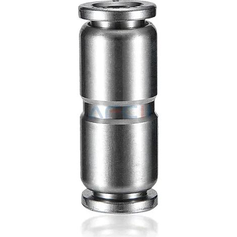 Raccord de tuyau pneumatique en acier inoxydable 304 (PU-16MM) 14/16 mm, raccord rapide en métal de qualité, haute pression et haute température. (1/5)