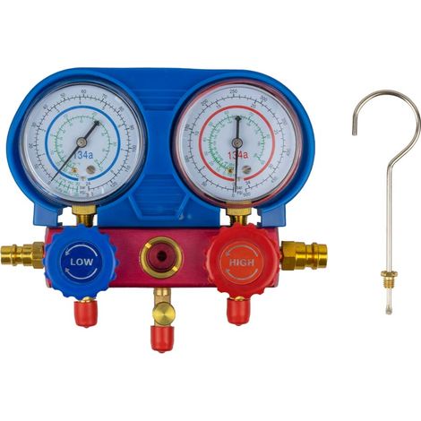 JBM14025 Manometer zur Überprüfung der Klimaanlage - bar (Art.-Nr. 53456) (1/4)
