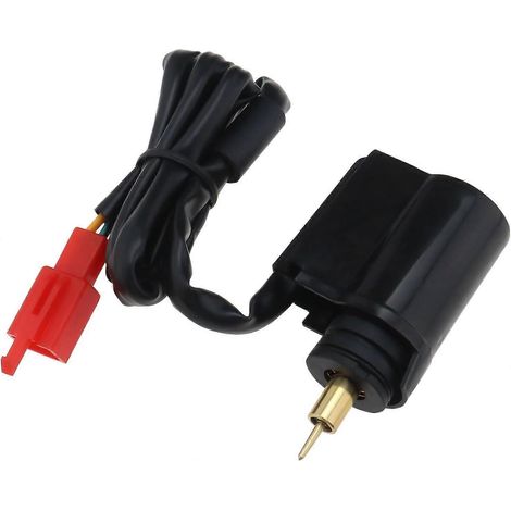 starter électrique à 2 broches pour carburateur, starter automatique, en cuivre ABS, compatible avec scooters, cyclomoteurs, quads et karts GY6 50cc, 125cc et 150cc. (1/5)