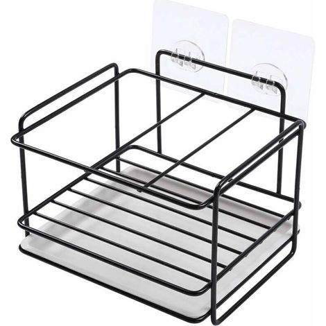 Soporte para esponjas de cocina, cesta para fregadero, organizador de fregadero de cocina, diseño de almacenamiento montado en la pared, para guardar detergente líquido para lavavajillas, jabón, cepil
