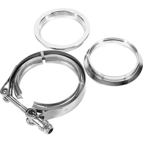Abrazadera de tubo de escape de acero inoxidable 304 de 76 mm (3 pulgadas) para automóviles