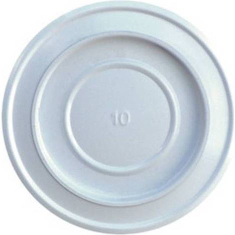 ROSONE P/TUBO DI STUFA D 12 CM BIANCO