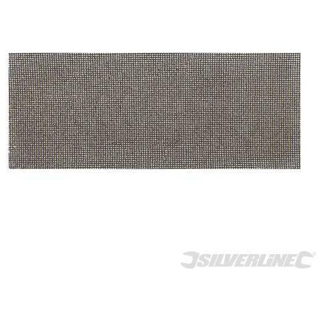 Fogli abrasivi a rete 115 x 280 mm in silicone di carburo per le macchine a gancio di levigatura-Grana 80