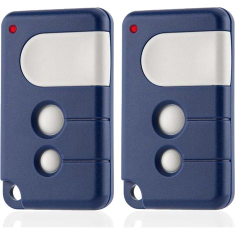 Lot de 2 télécommandes pour ouvre-porte de garage Chamberlain compatibles 84335EML 84333E 94333E 433,92 MHz pour ouvre-porte de garage MLR (1/5)