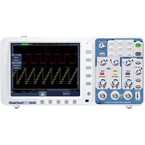 Oscilloscope digital PeakTech 1245 100 MHz 2 canaux