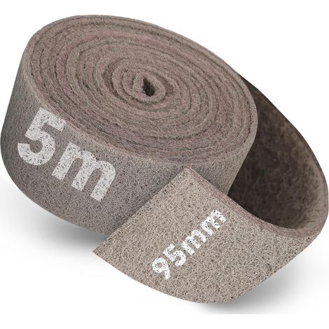 Schleifvlies Rolle 5m 95mm Holz Edelstahl Metall 2500 grit (1/5)