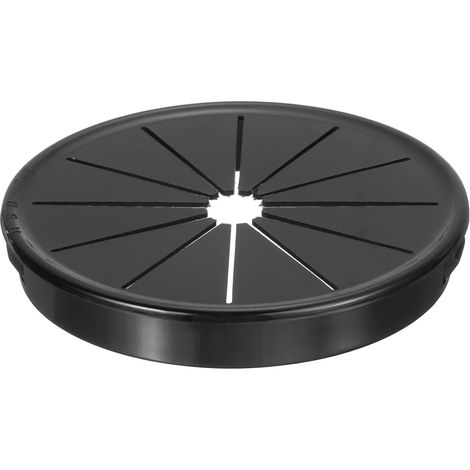 Passe-Câble De Bureau Noir Passe-Câble Rond En Nylon Noir (1/5)