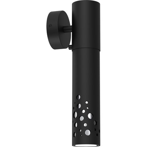 Applique tube noire/chrome Altro Buble GU10 8W Luminex