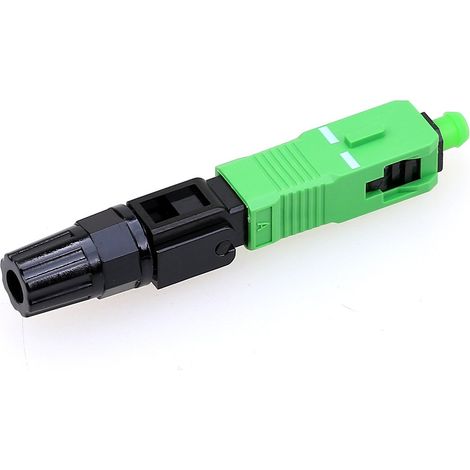 10 Stück SC APC Singlemode-Schnellverbinder/optischer Schnellverbinder (1/5)
