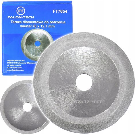 Diamantscheibe für Bohrerschärfer 78 x 12,7 mm