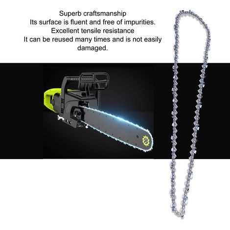 Hochleistungsfähige elektrische Kettensägenkette aus Manganstahl, für 20-Zoll (50 cm) Benzin-Kettensägen (1/5)