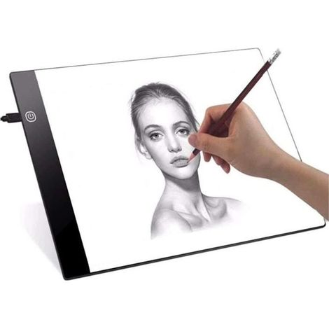 Tablette Lumineuse - A4 - LED - Ultramince - Luminosité Réglable - Portable (1/4)