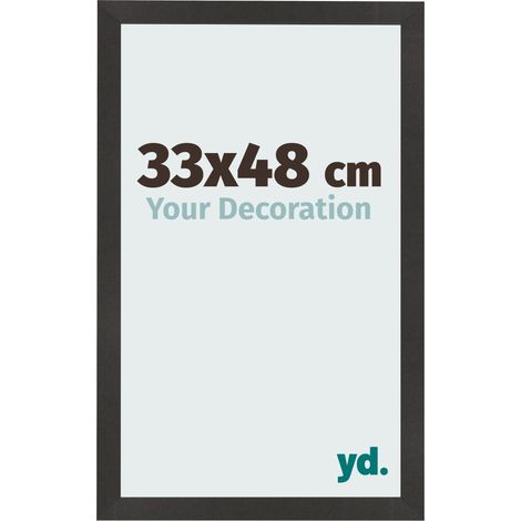 yd. - Cadre photo 33x48 - Noir Mat - MDF - Bologna
