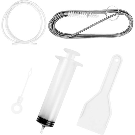 Lntyq Kit de nettoyage pour réfrigérateur, kit de nettoyage pour réfrigérateur, kit de nettoyage, trous d'évacuation pour réfrigérateur, pour réfrigérateur, évier (1 lot de 5 pièces) (1/4)